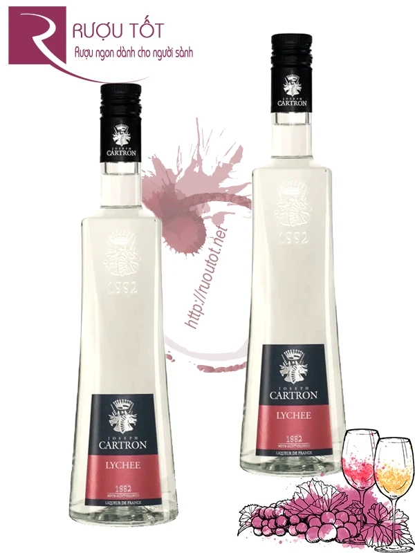 RượuLiqueur Joseph Cartron Lychee - Rượu Mùi Vải