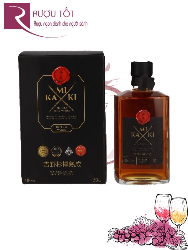 Rượu Kamiki Intense Wood Black