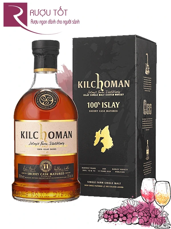 Rượu Kilchoman 11 Years Old Sherry Cask Matured