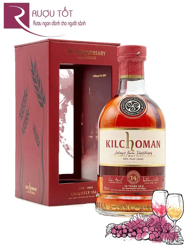 Rượu Kilchoman 14 Islay Single Malt Whisky 55%