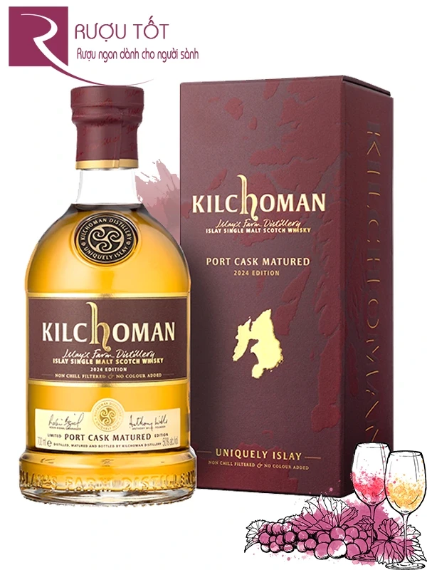 Rượu Kilchoman Port Cask Matured 2024 Edition