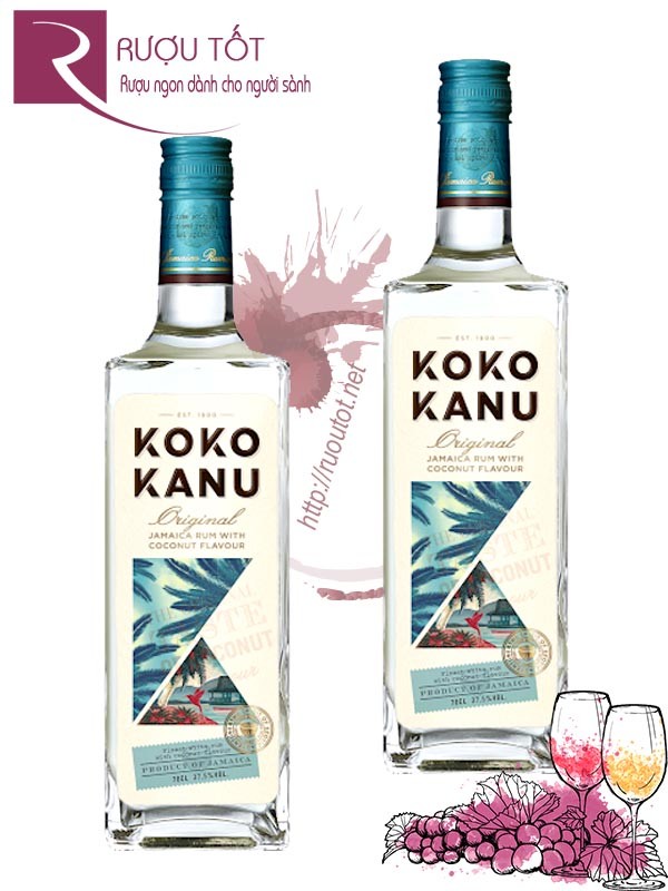 Rượu Koko Kanu Coconut Flavour