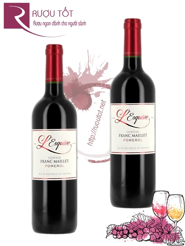 Rượu L'Esquive Chateau Franc Maillet 14,5% 750ml Pháp