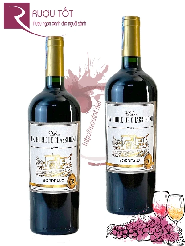 Rượu vang Chateau La Borie De Chassereau Bordeaux