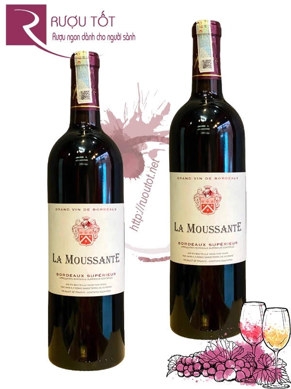 Rượu vang La Moussante Bordeaux Superieur