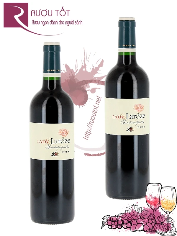 Rượu Lady Laroze - Second Wine of Château Laroze 13% 750ml