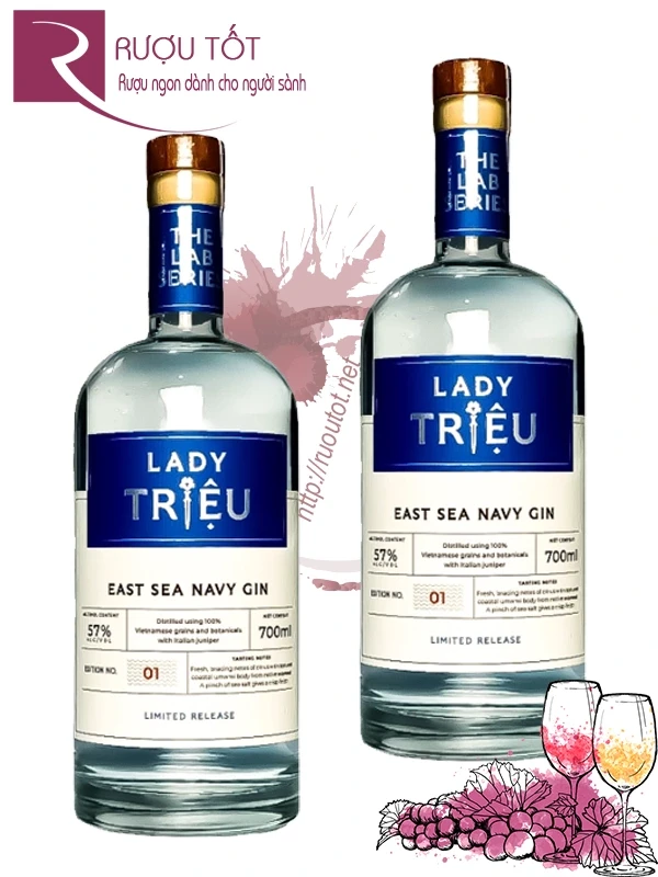 Rượu Lady Triệu East Sea Navy Gin