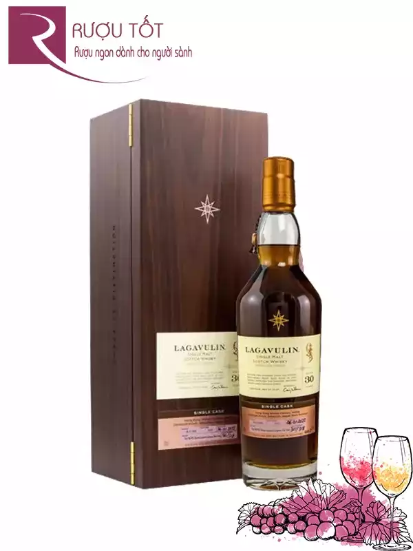 Rượu Lagavulin 30 Single Cask 44,3%