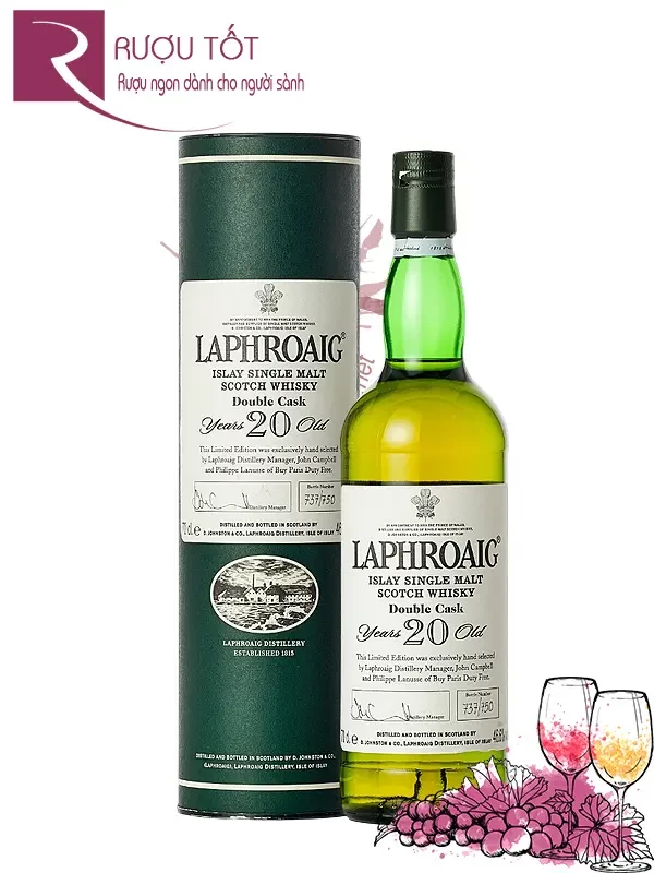 Rượu Laphroaig 20 Double Cask