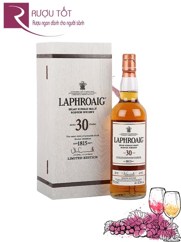 Rượu Laphroaig 30 năm chính hãng