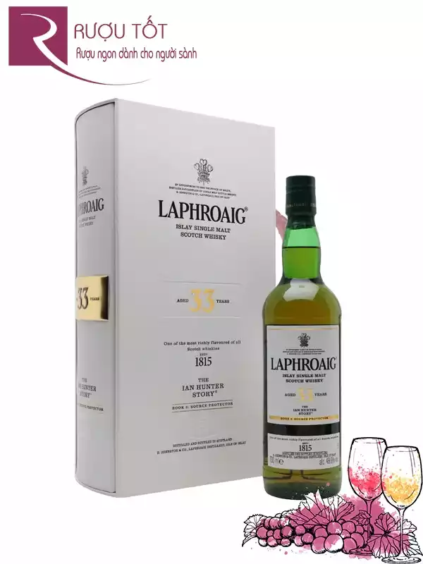 Rượu Laphroaig 33 Ian Hunter Book 3 49,9%