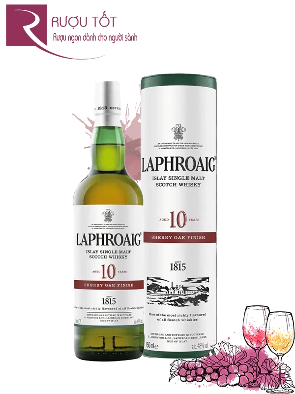 Rượu Laphroaig 10 Sherry Oak