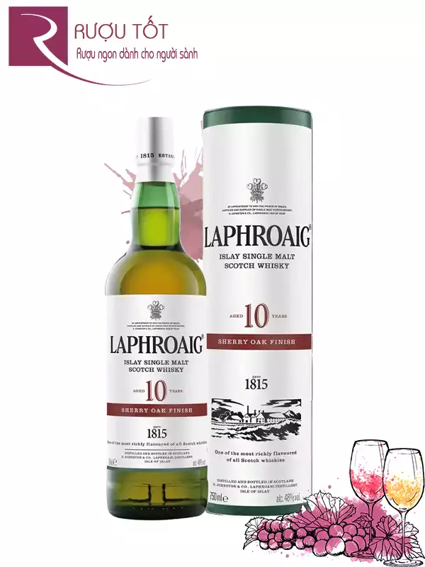 Rượu Laphroaig 10 Sherry Oak