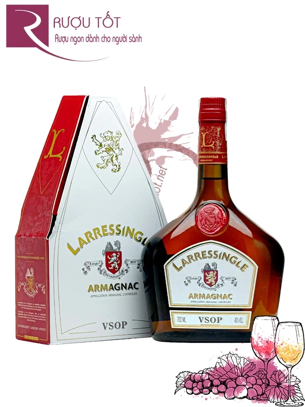 Rượu Larressingle VSOP Armagnac 40%