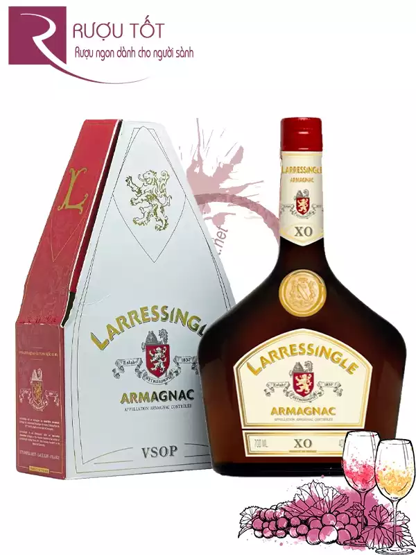 Rượu Larressingle  XO Armagnac 40%