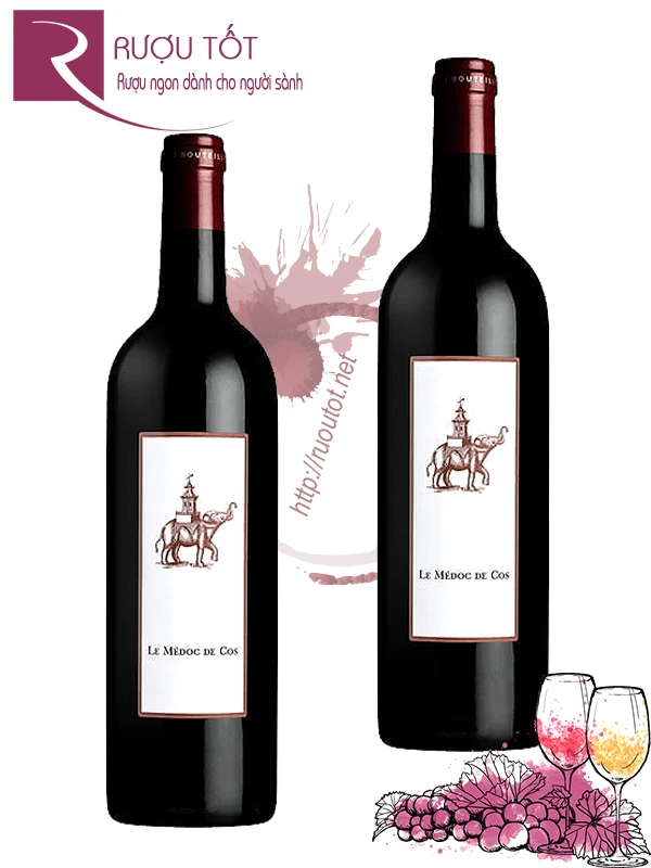 Vang Pháp Le Medoc de Cos Thượng hạng