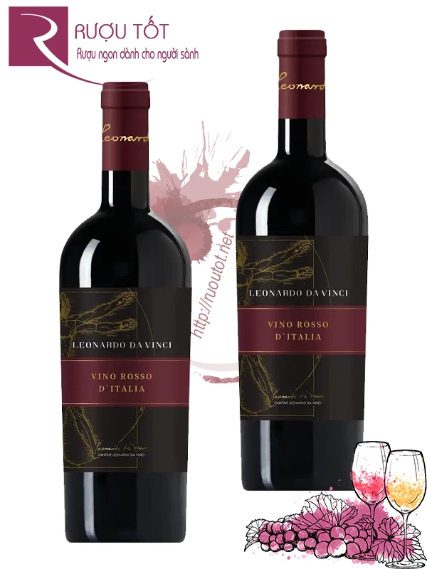 Vang đỏ Leonardo Da Vinci Vino Rosso d’Italia