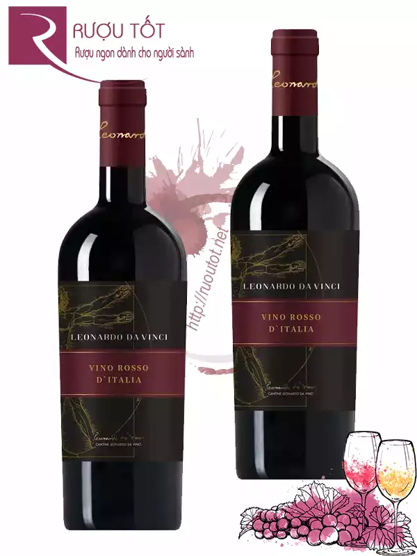 Vang đỏ Leonardo Da Vinci Vino Rosso d’Italia