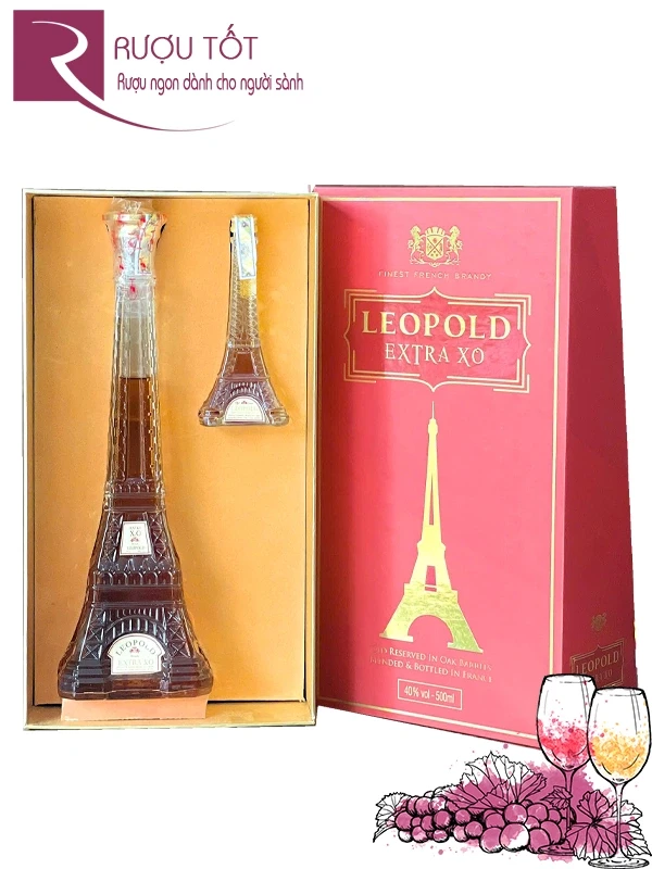 Rượu Leopold XO Brandy 700ml