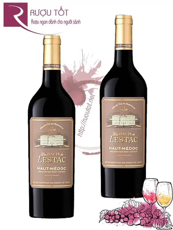 Vang đỏ Les Hauts De Lestac Haut Medoc
