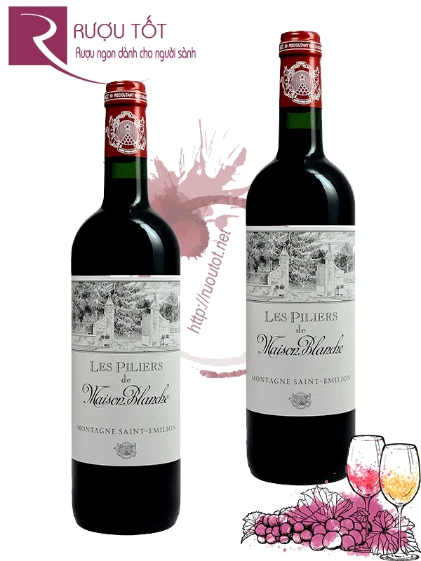Rượu vang Les Piliers de Maison Blanche Montagne Saint Emilion