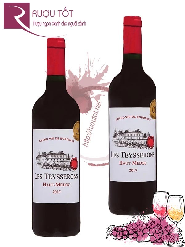 Rượu vang Les Teysserons Haut Medoc