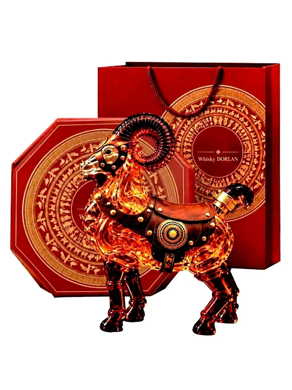 Rượu Linh Vật Dê Yên Da Whisky DORLAN