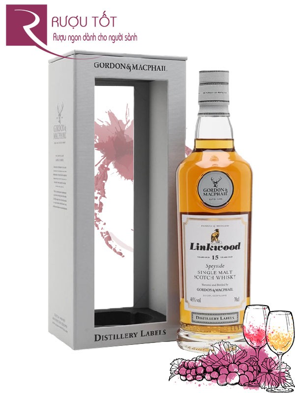 Rượu Whisky Linkwood 15 Gordon And Macphail 46%