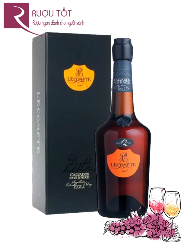 Rượu Lecompte Calvados 700ml - Rượu Táo