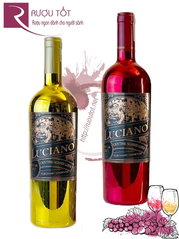 Rượu vang Luciano Cantine Sgarzi Luigi Blend Red - Gold