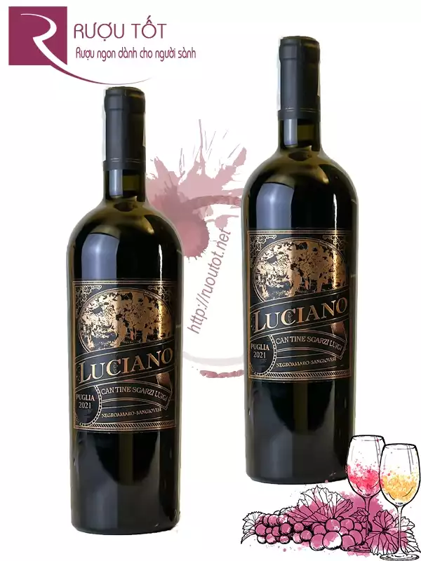 Vang Ý Luciano Cantine Sgarzi Luigi Blend Puglia IGT