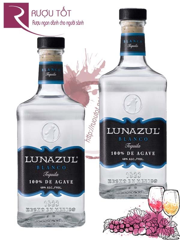 Rượu Lunazul Blanco 700ml