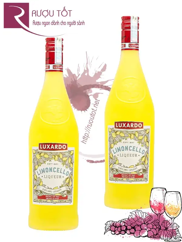 Rượu mùi Luxardo Limoncello Liqueur 1000ML