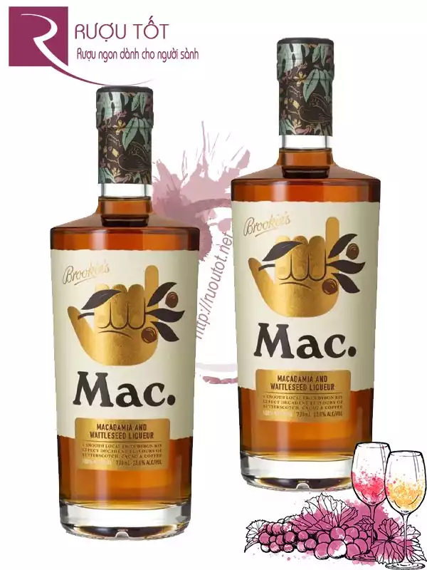 Rượu Mac by Brookie's Macadamia Liqueur