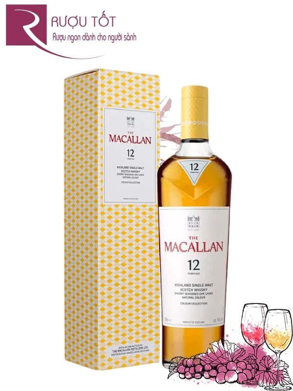 Rượu Macallan 12 Colour Collection 40% 700ml Scotland
