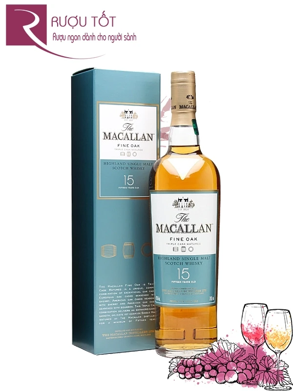 Rượu Macallan 15 Fine Oak