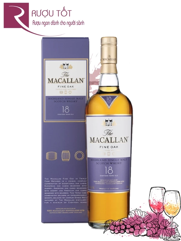 Rượu Macallan Fine Oak 18