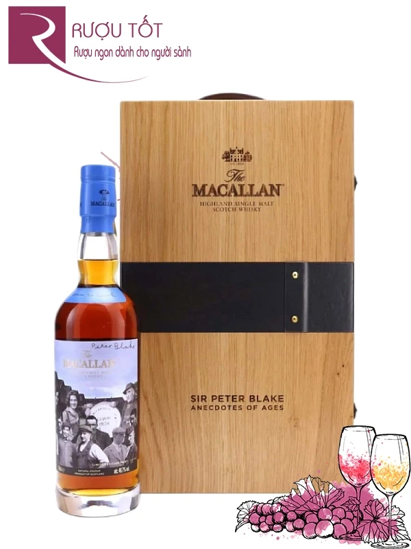 Rượu Macallan 1967 Sir Peter Blake 46,7% 700ml Scotland