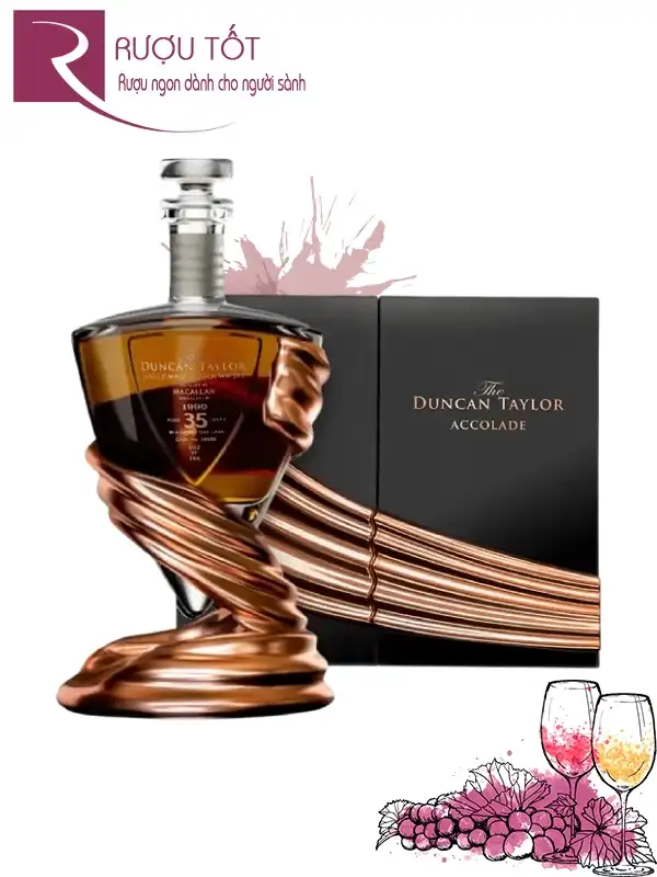 Rượu Macallan 1990 Duncan Taylor The Accolade 45,6% 700ml