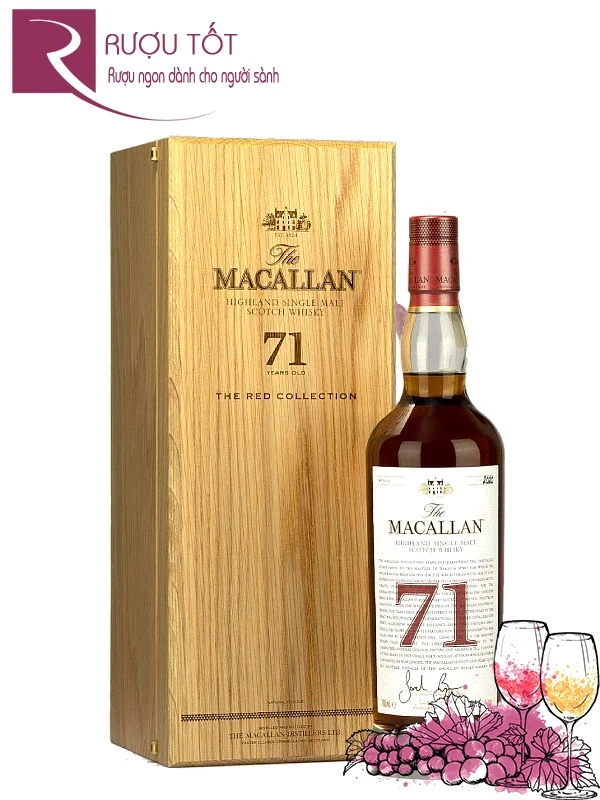 Rượu Macallan 71 Red Collection 41,6% 700ml Scotland