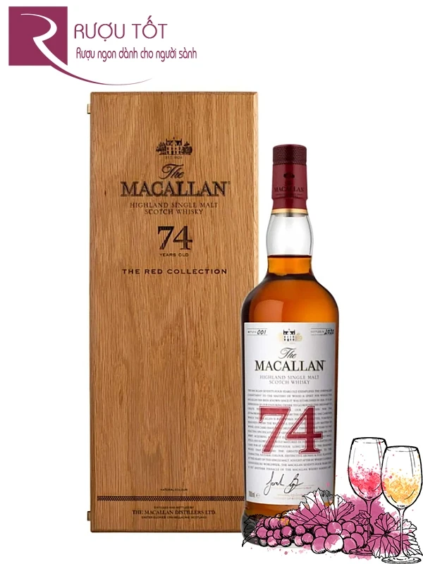 Rượu Macallan 74 Red Collection 42,6% 700ml Scotland