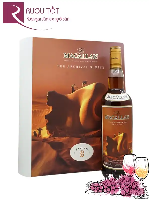 Rượu Macallan Archival Series Folio 8 43% 700ml Scotland