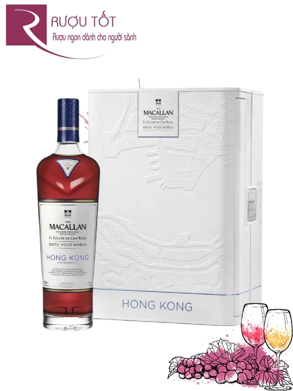 Rượu Macallan Distil Your World Hong Kong 46,8% 700ml