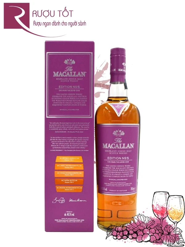 Rượu Macallan Edition No 5 48,5% 700ml chính hãng Scotland