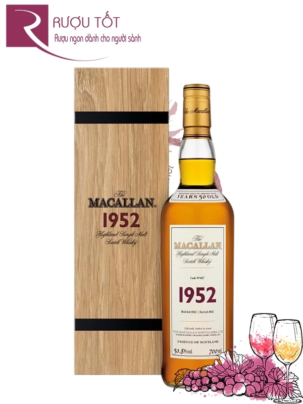 Rượu Macallan Fine And Rare 1952 700ml Cổ Điển