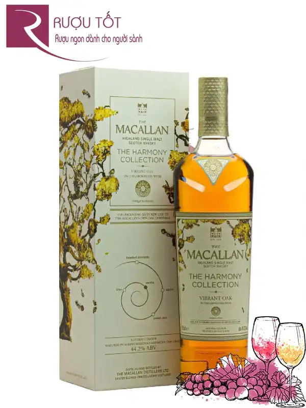 Rượu Macallan Harmony Collection Vibrant Oak 44,2% 700ml