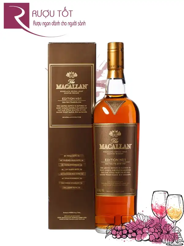 Rượu Macallan No 1 48,1% 700ml chính hãng