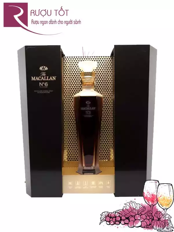 Rượu Macallan No. 6 Lalique 700ML