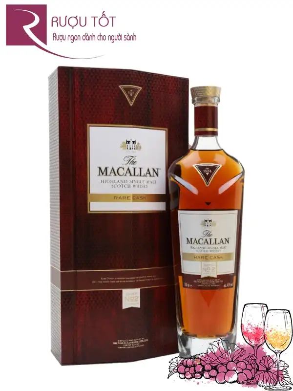 Rượu Macallan Rare Cask Batch No2 43% 700ml Scotland