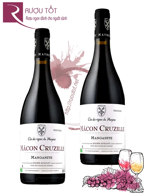 Rượu Clos des Vignes du Maynes Macon Cruzille Manganite